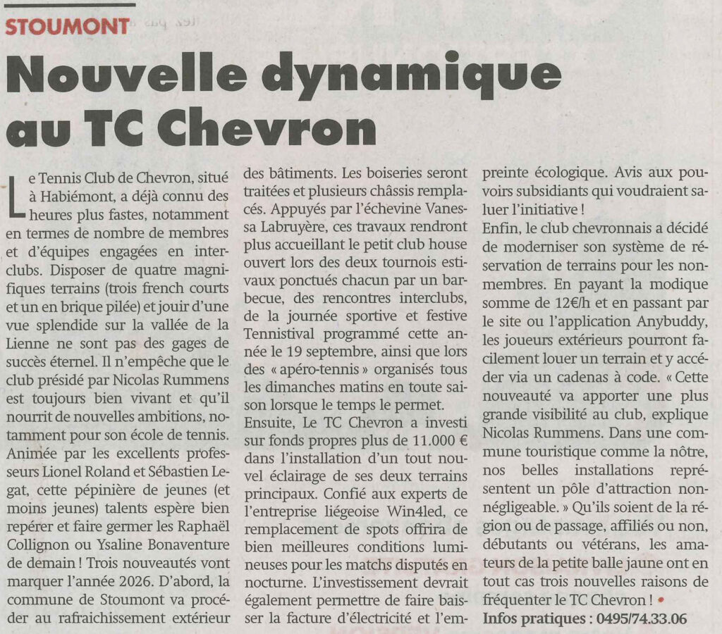 Communiqué dans les échos